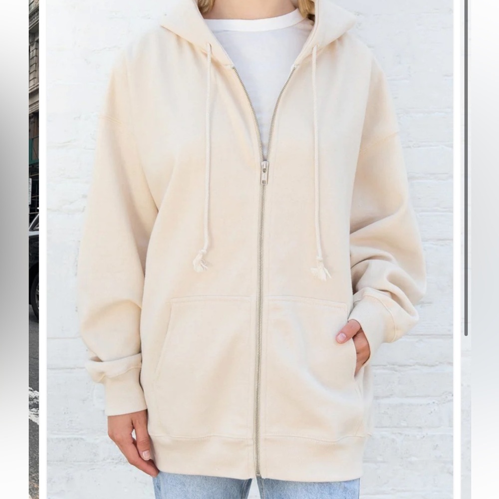 Oversized brandy Melville zip up